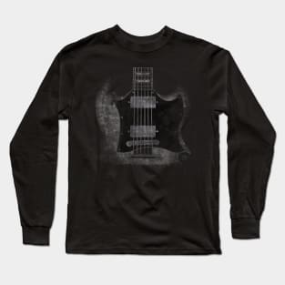 Vintage grunge guitar controls decayed fx rocker shirt Long Sleeve T-Shirt